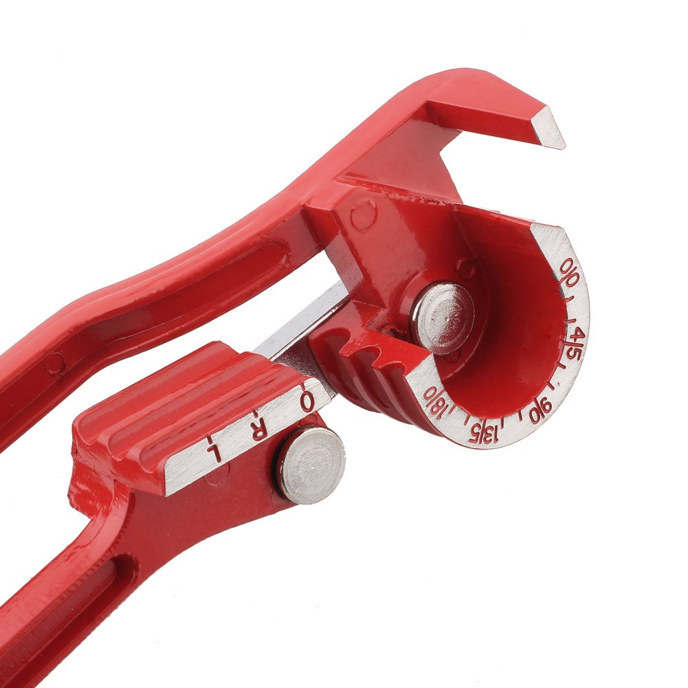 Tube Bender, Manual 3 In 1 180 Degree Tubing Pipe Bender Tool for 1/4in 5/16in 3/8in Copper Brass Aluminum and Thin Steel Pipes