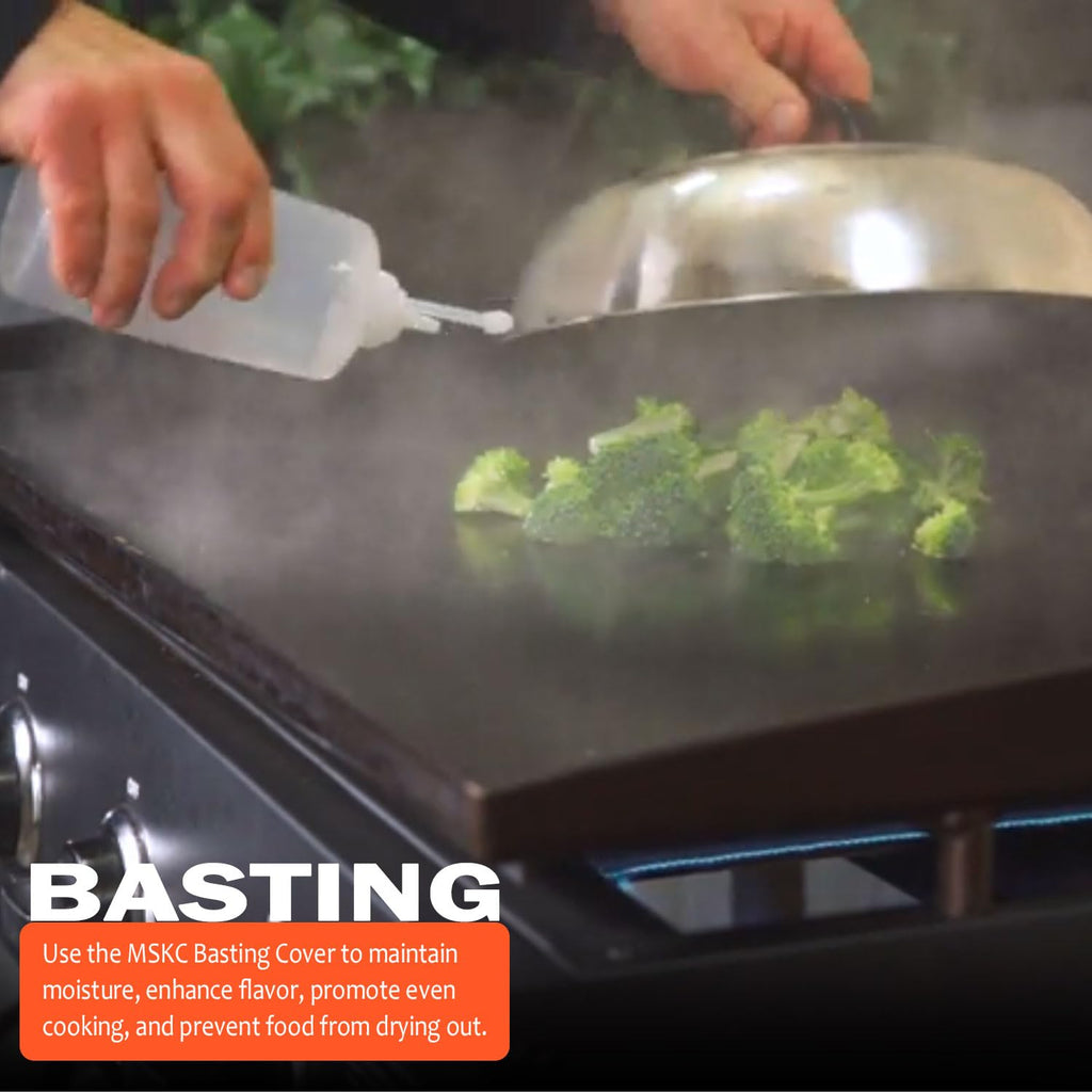 Griddle Accessories for Blackstone Grill Basting Dome 12” Stainless Steel Round Steamer Lid Black Stone Cooking Cover BBQ Melting Dome flat top Barbecue and Dad Gift