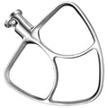 LETOMS Stainless Steel Paddle Attachment for Kitchen aid Stand Mixers 4.5-5 Quart, Flex Edge Beater for KitchenAid, Dishwasher Safe