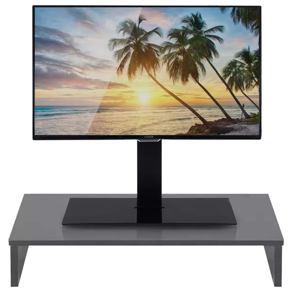 Duramex (TM) Computer Monitor Stand TV Shelf Risers 16 inch Monitor Stand Save Space Black (1 Tier)
