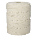Klhamky 4mm546yd Natural Macrame Cotton Cord - 4 Strand Twisted 100% Cotton for Handmade Wall Hanging, DIY, Craft Making, Knitting, Plant Hangers, Decorative Projects (Beige)