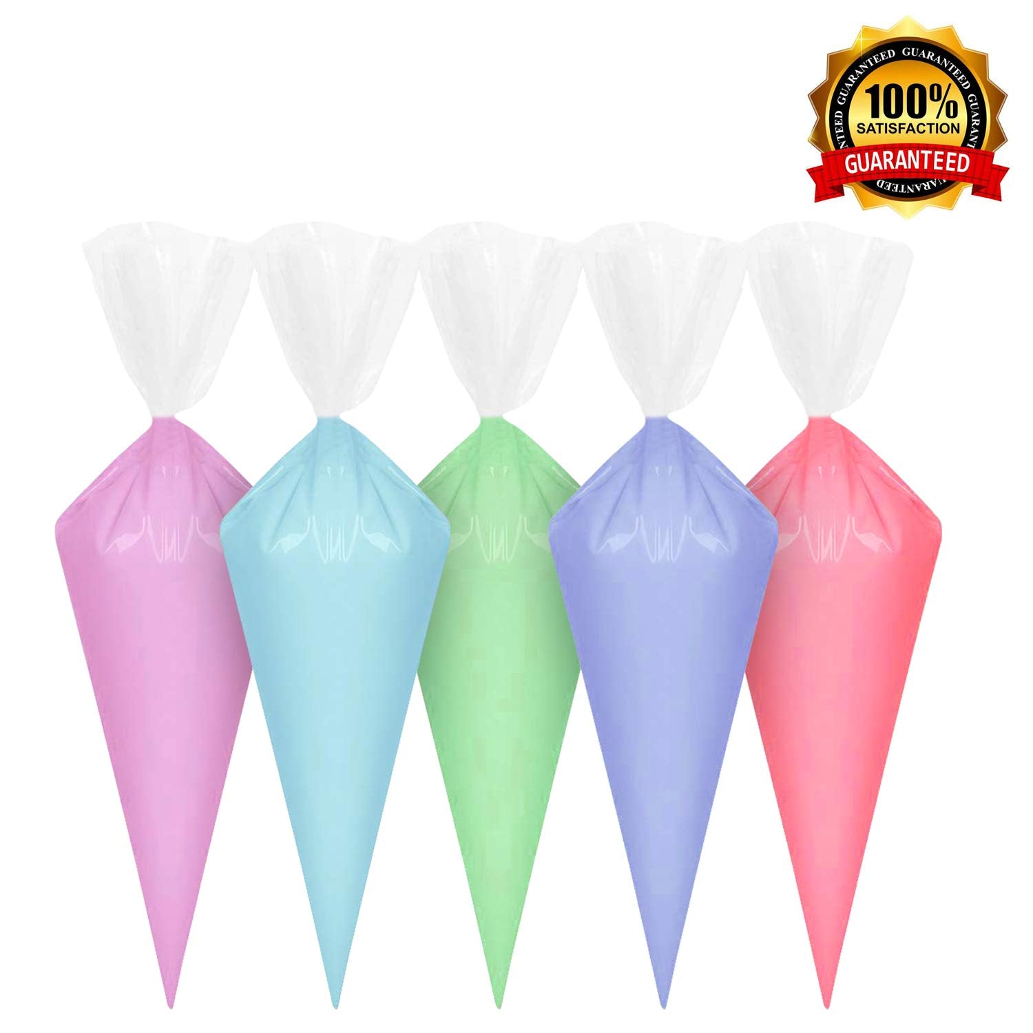 YOTIPP Extra Thick 100 Pack 18 Inch Disposable Piping Bag Pastry Icing Bag Cake Decorating Bags Large Size