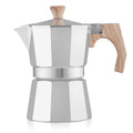wedrink Stovetop Espresso Maker - Aluminum Moka Pot for 3 Cups - Cuban and Italian Coffee Maker for Authentic Moka Espresso