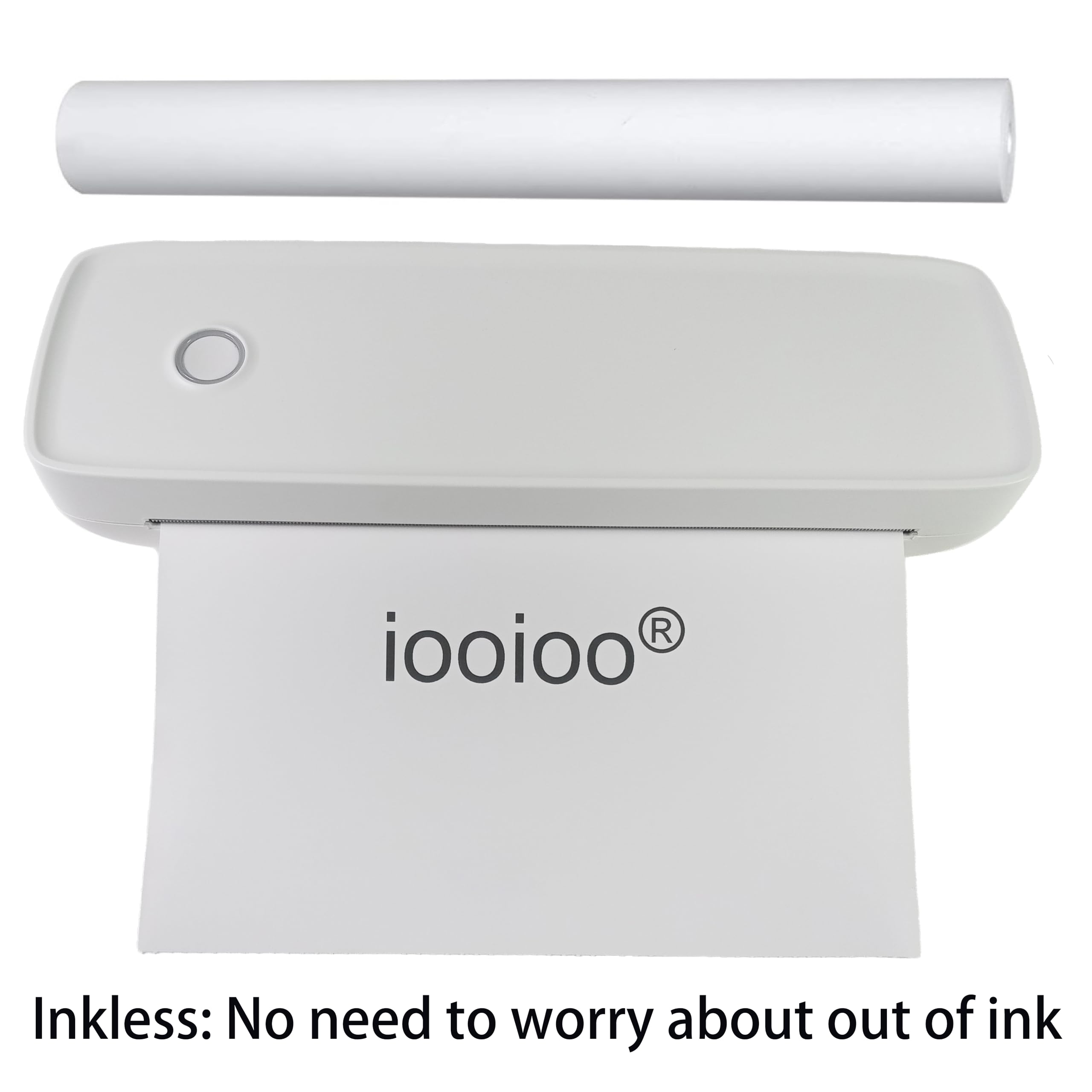 8 Rolls (About 200 Pages), Thermal Paper 8.5 x 11 Letter Size, Rolled, Quick Dry for Pen, not 3 proofing, BPA Free. for IOOIOO Peripage and Other Thermal Printer (Lasting 3 Years)