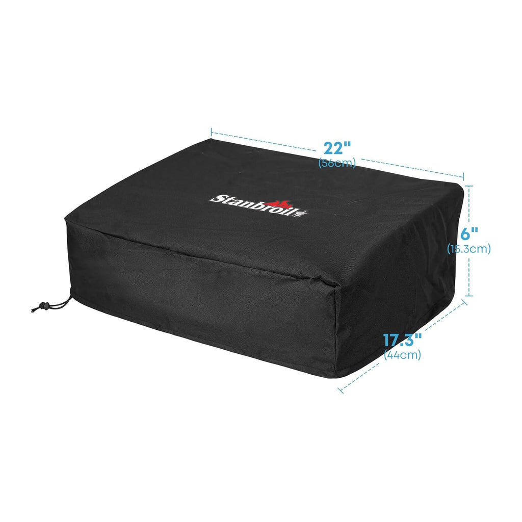 Stanbroil Griddle Cover Fits Blackstone 22”/17" Table Top Griddle Without Hood, 600D Polyester, Replacement Grill Cover for Blackstone 1724