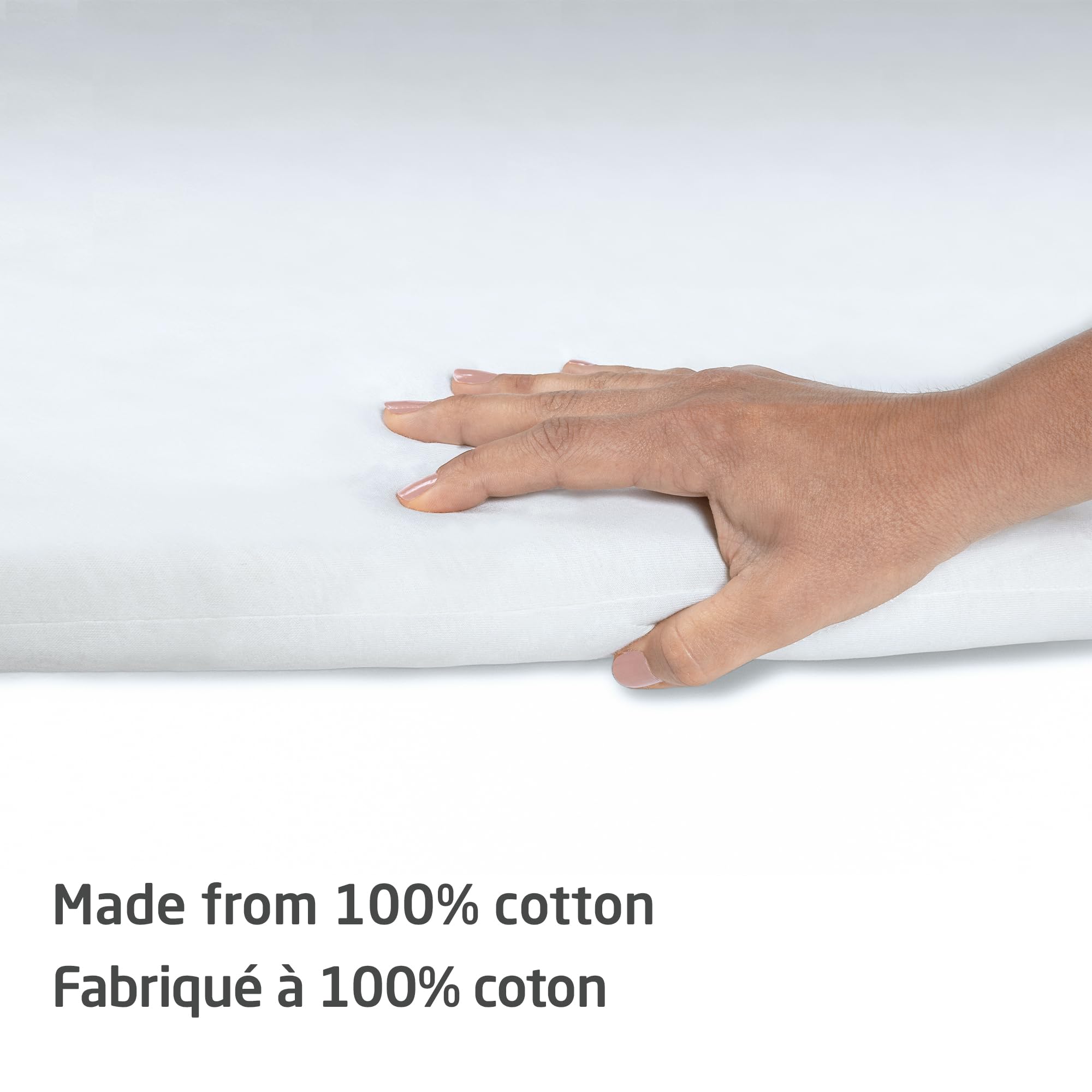 Maxi-Cosi Swift/Calao Bassinet Mode Fitted Sheets – 2-Pack, 100% Cotton, Soft and Breathable, Durable, Perfect Fit for Playard Bassinet Mattress, Machine Washable, Baby Bedding Essentials