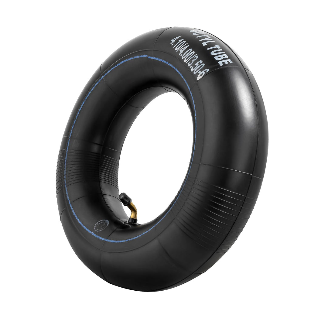 PaoWin 2 PCS 4.10/4.00/3.50-6 (13 x 4.00-6) Replacement Inner Tube with TR87 Bent Valve Stem Compatible with Wheelbarrows, Mowers, Hand Trucks and More 3.50-6 4.00-6 4.10-6 Tire Tubes