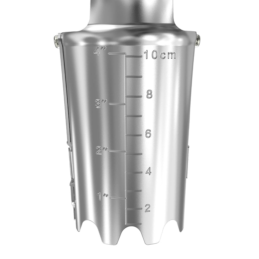 FLORA GUARD Bulb Planter with Depth Markers - Automatic Soil Releasing Seed Bulb Transplanter for Planting/Digging Tulips, Daffodils, Dahlias and More