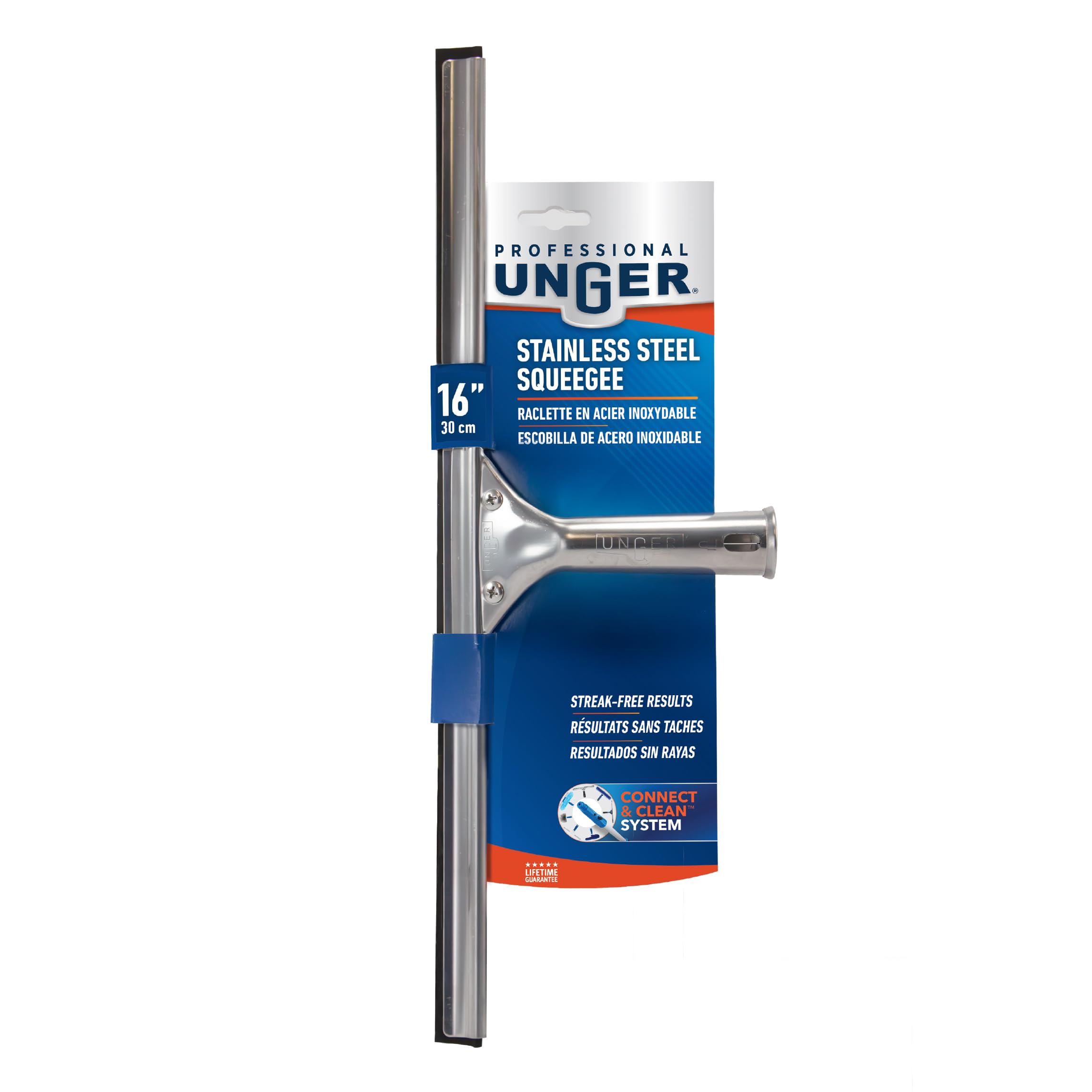 Unger Industrial Llc 92102C Window Squeegee, 16-Inch, Silver