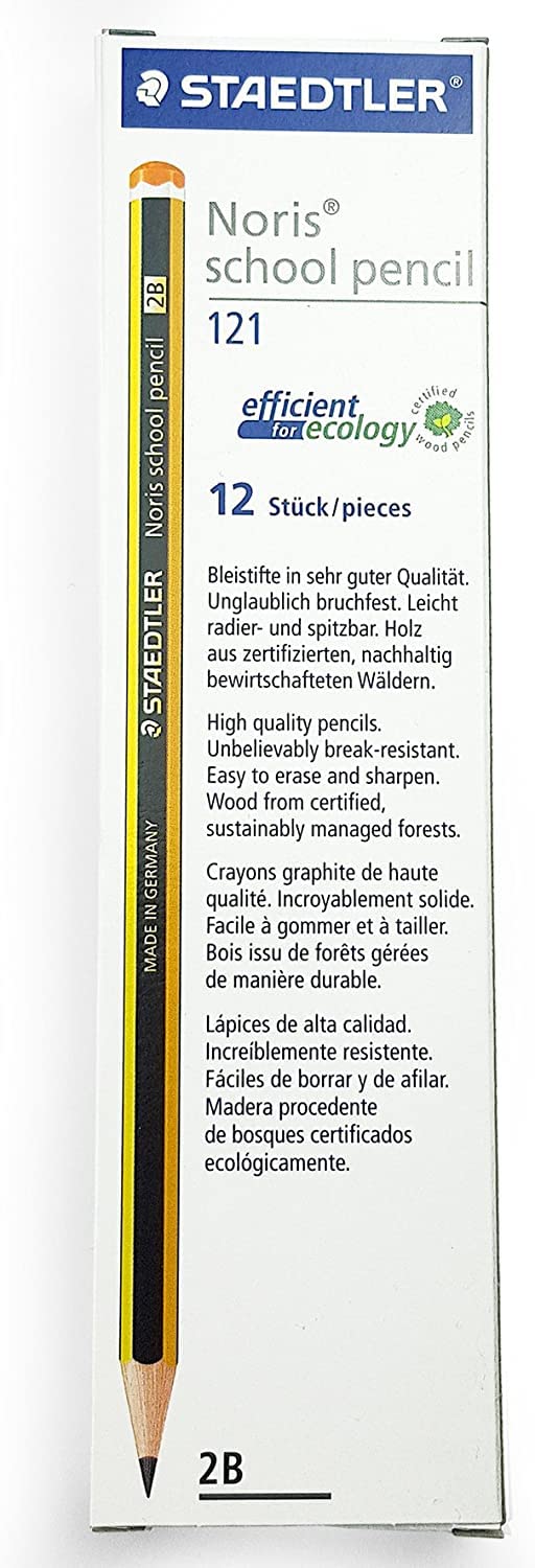 STAEDTLER NORIS SCHOOL PENCILS 2B [Box of 36]