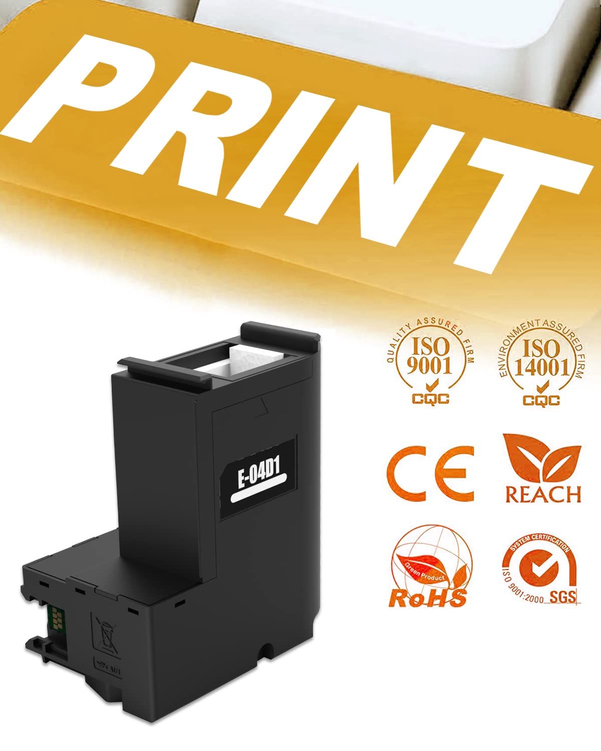 T04D1 T04D100 Ink Maintenance Box for ET-15000 ET-3750 ET-3760 WF-2860 ET-4760 ET-3850 ET-4850 XP-5100 ET-3710 ET-5150 ET-3830 Printers TO4D1 Maintenance tank TO4D100 04D1 T04d1