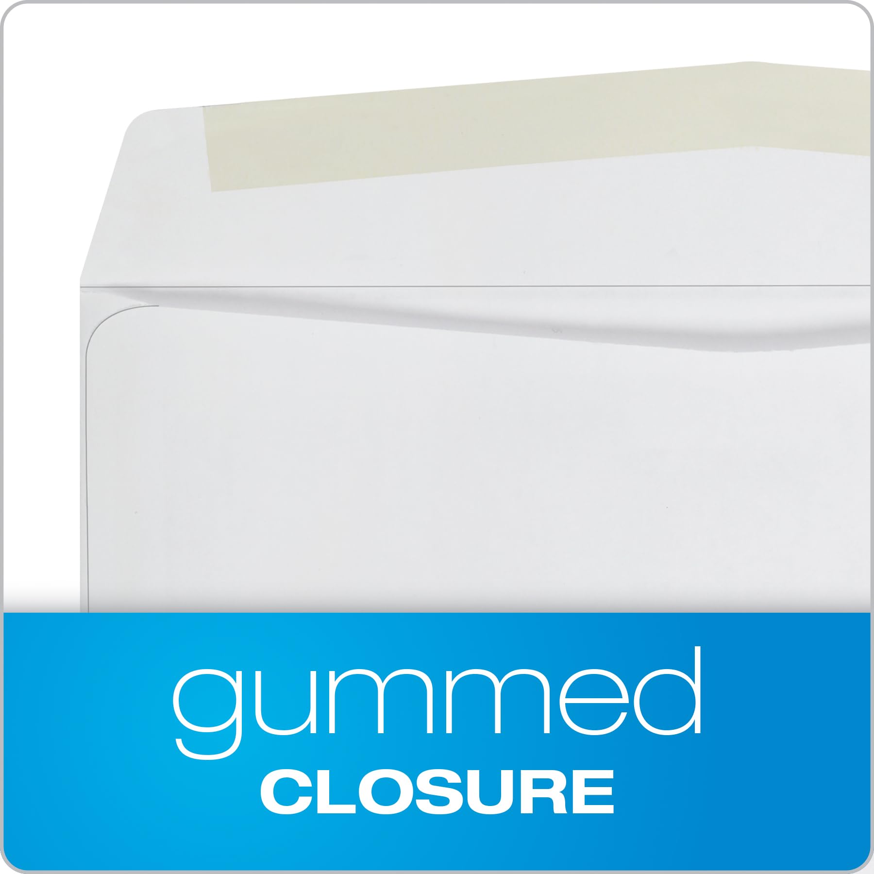 Quality Park Envelopes, #10, 4-1/8 x 9-1/2 Inches, Gummed Flap, 24 lb White Paper, Side Seams, Printer Compatible, 500 Count - Ideal for Home and Business Use - Envelopes