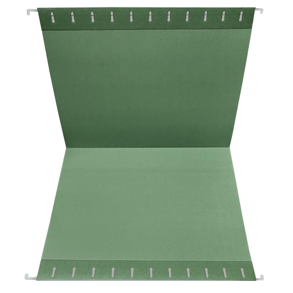 Hanging File Folders, 25 Pack Hanging Folders with 1/5-Cut Tabs, Filing Folders Organizer for Filing Cabinet, Dark Green Letter Size