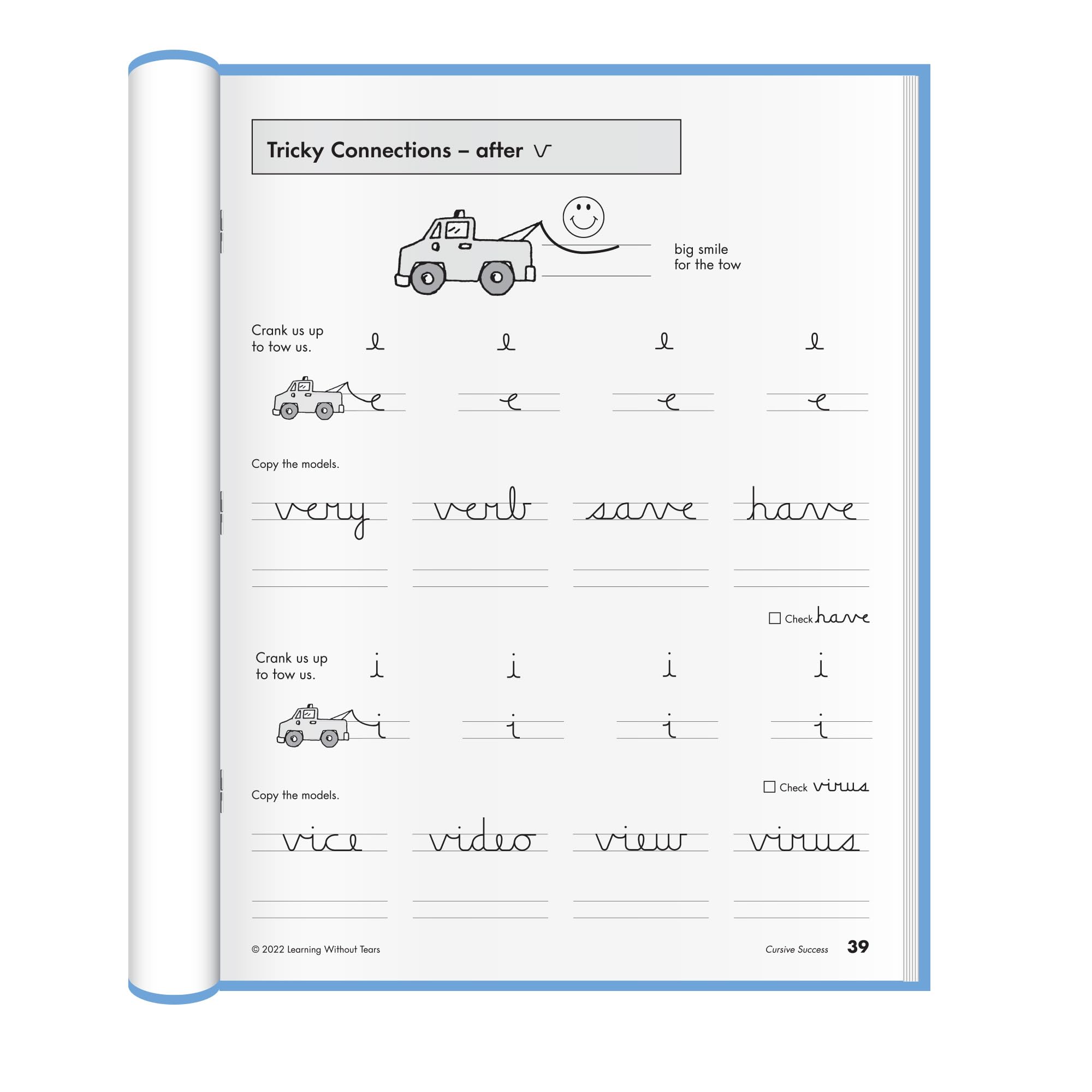 Learning Without Tears Cursive Success, Student Workbook, Age 9+, 4th Grade+, Handwriting Practice, Writing Book, School & Home, Language Arts, Tutoring