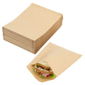 LoveBB Kraft Paper Treats Bags - 200 Pcs Brown Wax-lined Paper Packing Bags for Bakery Cookies, Bread, Snacks (5.9 x 7.9 inch)
