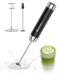 Maestri House Milk Frother with Stepless Speed Control, Handheld Coffee Frother with Detachable Whisks and Stainless Steel Stand, Drink Mixer for Matcha, Latte, Cappuccino, LunaFro 2.0