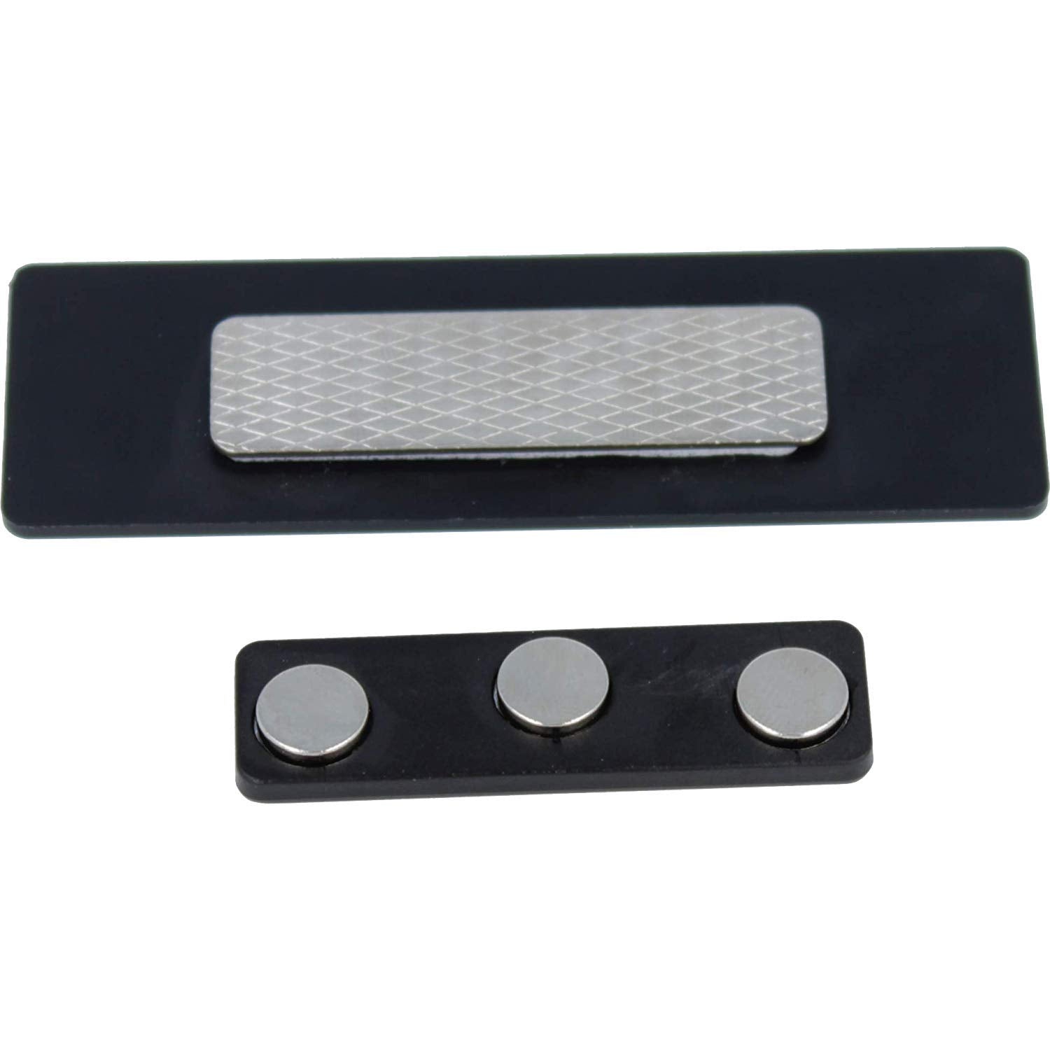 ExcelMark Blank Name Tag/Badge with Magnetic Backing - 1"x 3"(25 Pack - Gold)