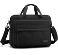 Laptop Bag 15.6 Inch Briefcase for Men Women Waterproof Nylon Lightweight, Shoulder Computer Messenger Handbag for Business Office Work Travel College Black