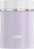 THERMOS 16 Ounce Stainless Steel Vacuum Insulated Food Jar, Matte Lilac