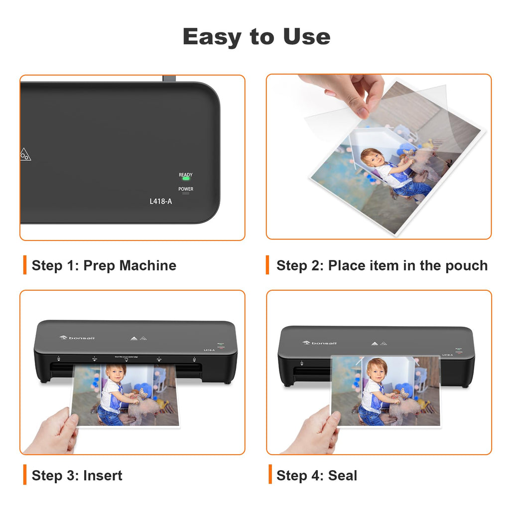 Bonsaii Laminating Sheets, 100 PCS 3mil Thermal Laminating Pouches, 9 x 11.5 inches,Clear and Durable, Suitable for Multiple Fields of Use