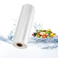 Tapsin 12''x20'' Plastic Produce Bags on a Roll - Clear Plastic Bags for Food, Vegetable, Fruits, Bread, Pet Bags and Grocery Clear Bag- 350 Bags/roll (1 Rolls)