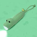 CoolGift Mart Silicone Dinosaur Flashlight, Rechargeable Hanging Night Light for Camping, Night Walks and Home Use, Animal Themed Themed Portable Torch