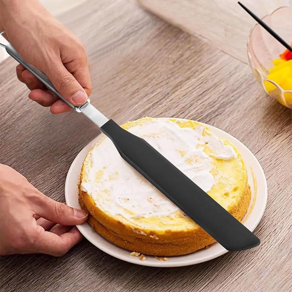 Yeanifeana Crepe Spreader and Spatula Set,Stainless Steel Crepes Spreader Tool,Crepe Spatula Crepes Maker Accessories for Kitchen Home Restaurant Pancake Bakery