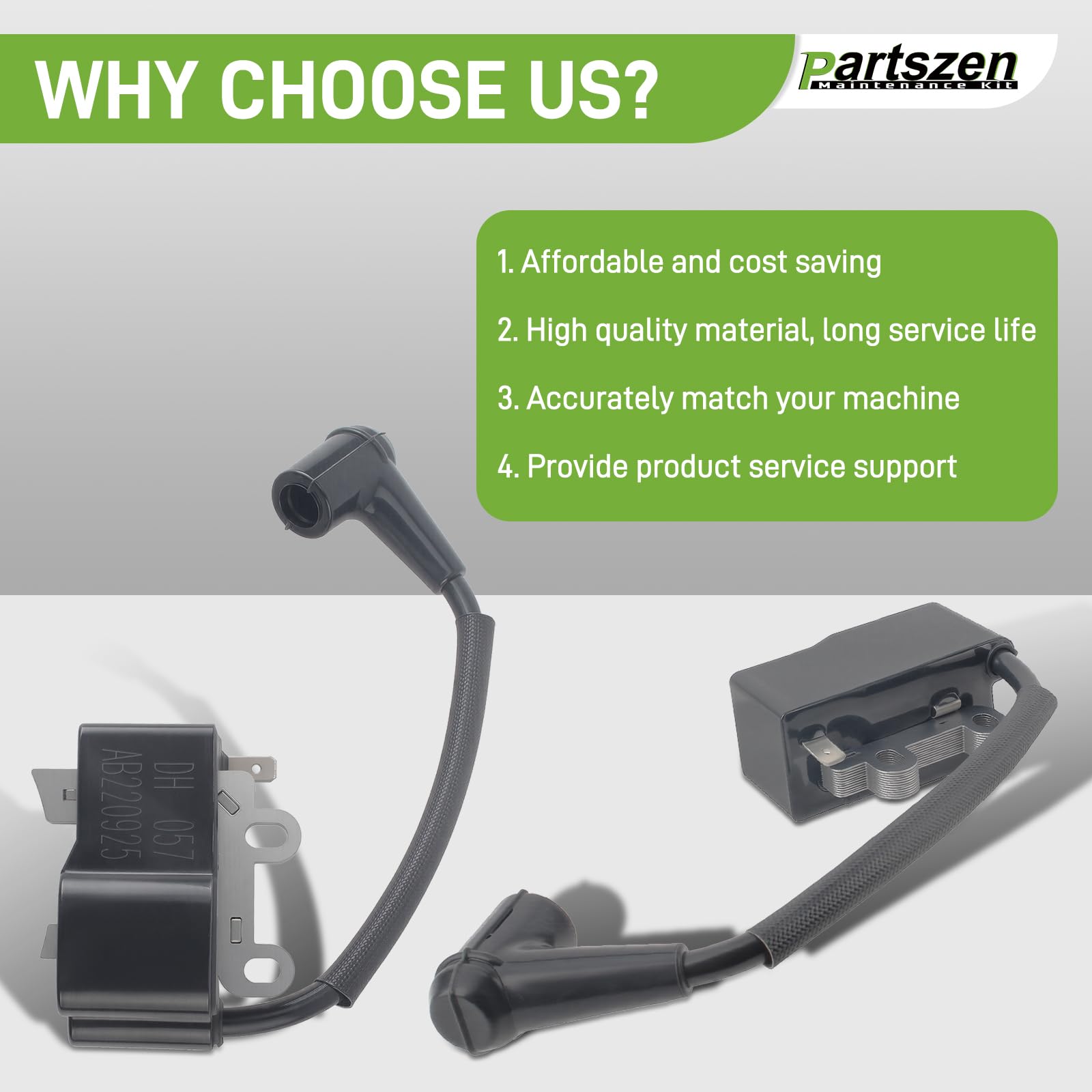 partszen A411000500 Ignition Coil for Echo ES-250 ES250 PB250LN PB252 PB-250 PB250 PB-252 Blower, A411000501 C11907