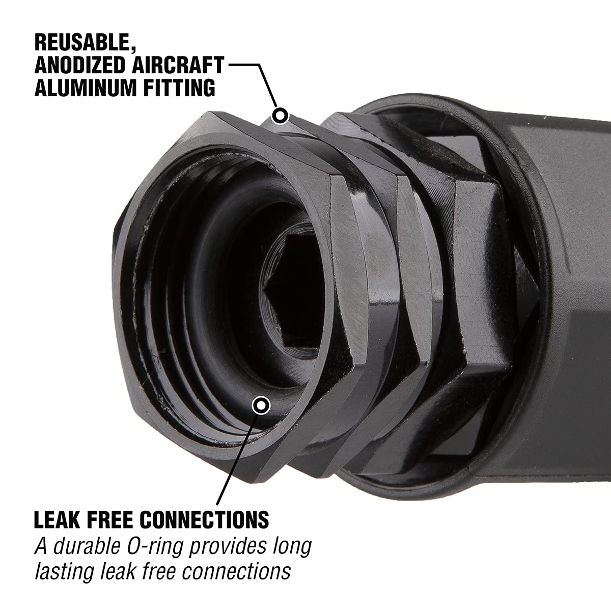 Flexzilla Pro Water Hose Reusable Fitting, Male, 5/8"-RP900625M