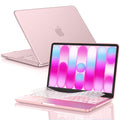 EooCoo for MacBook Neo Case 13 inch 2026 A3404, 100% Match Official Color, Anti-Fingerprint & Scratch Sturdy Protective Hard Shell with Keyboard Cover, Laptop Accessories, Matte Blush Pink
