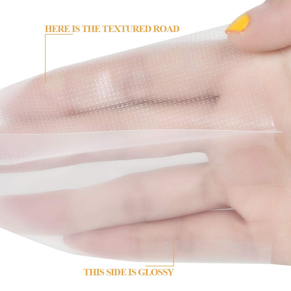 TIMESETL 4 x 6 Inch Full Mesh Vacuum Seal Bags, Food Saver Bags Pre-cut, Sous Vide Storage Packaging Bag BPA Free, Heavy Duty, Kitchen Accessories, 200pcs