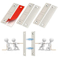 Cabinet Door Magnets Jiayi 4 Pack Magnetic Door Catches Ultra Thin Cupboard Magnets Dual Magnets Catch Latches Cabinet Magnets for Furniture Closet Cupboard Door Closing Magnetic Latch Door Closure