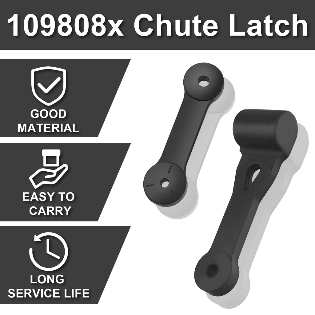 42-555 Latch Assemblies with Hook for for Husqvarna Poulan 532160793 160793 723-0383 Craftsman 109808X 532109808X 160793,