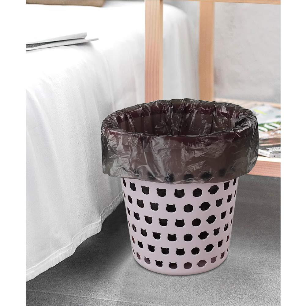 Gloreen Small Trash Bag, 5L Black Leakproof Wastebasket Trash/Garbage Can Liners (6 Roll, 150Counts)
