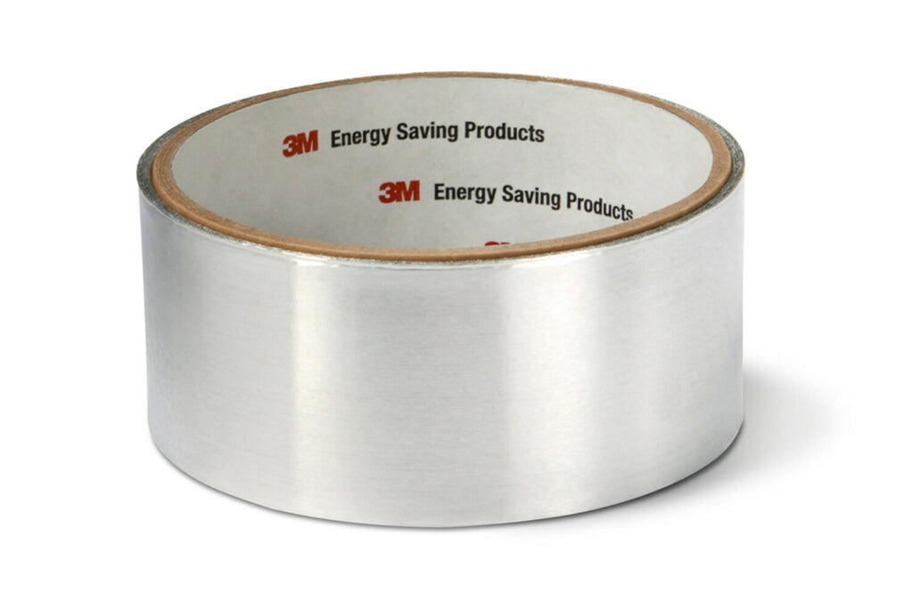 3M 2113NA High-Temperature Flue Tape, 1.5" X 5 yd Silver, 1 Roll/Pack