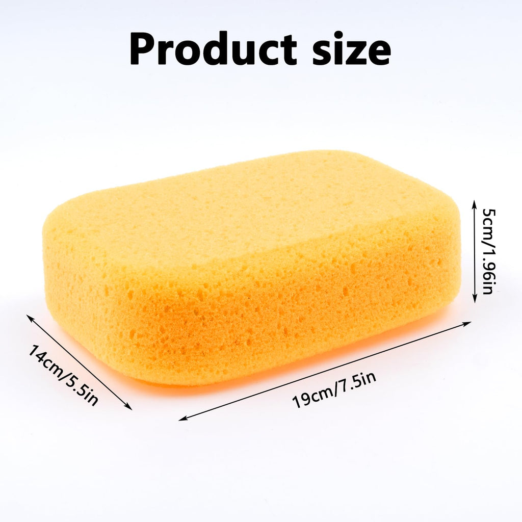 12 Pack Large Sponges for Cleaning, Thick All Purpose Sponge for Kitchen Bathroom Scrubber Tiles Grout Sponge, Car Wash Sponge, Household Cleaning Sponge, 7.5 x 5.5 x 1.9 Inch