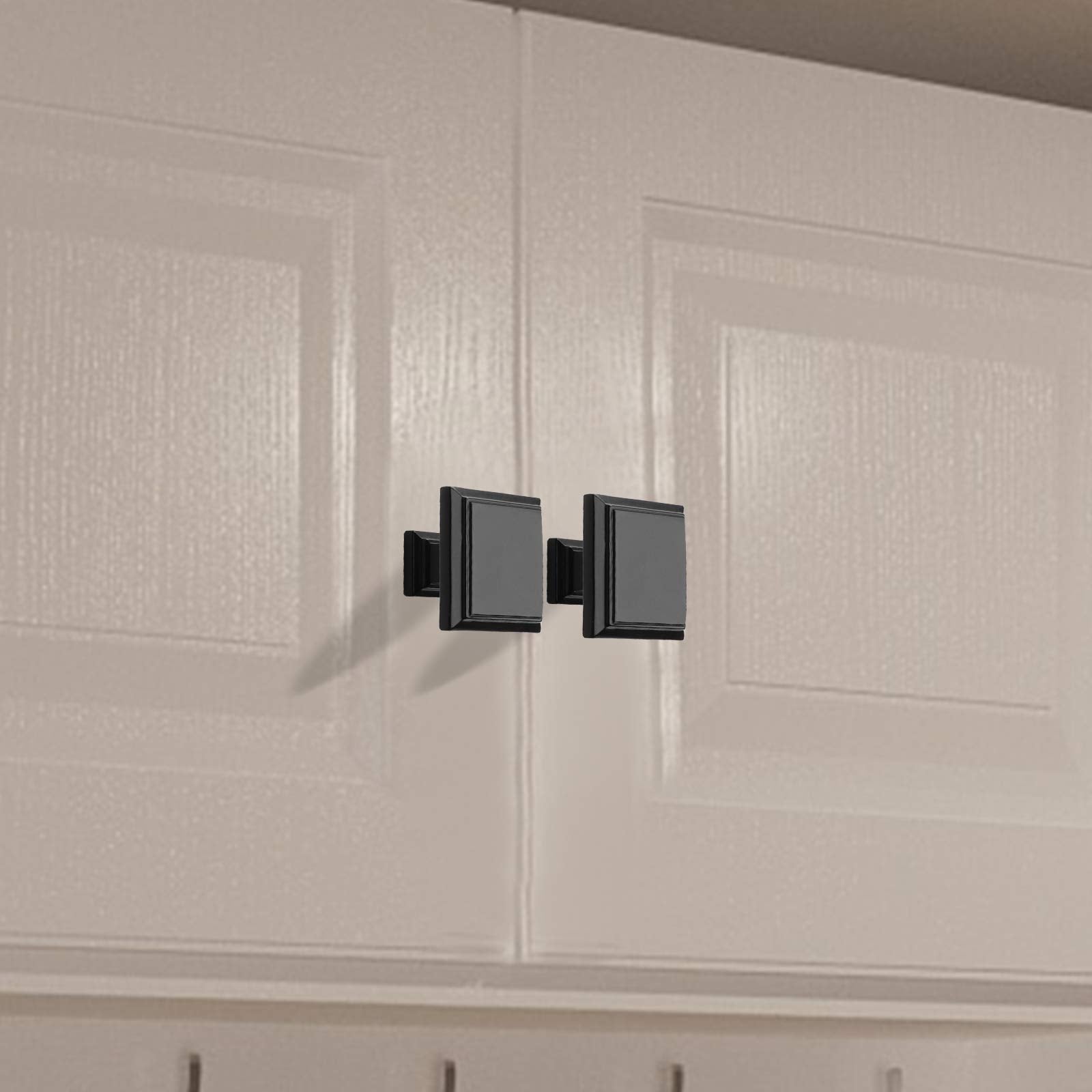 goldenwarm Black Dresser Knobs Kitchen Cupboard Knobs - 10 Pack Black Door Knobs Matte Black Drawer Knobs Cabinet Door Hardware Kitchen Drawer Knobs Bathroom Cupboard Knobs