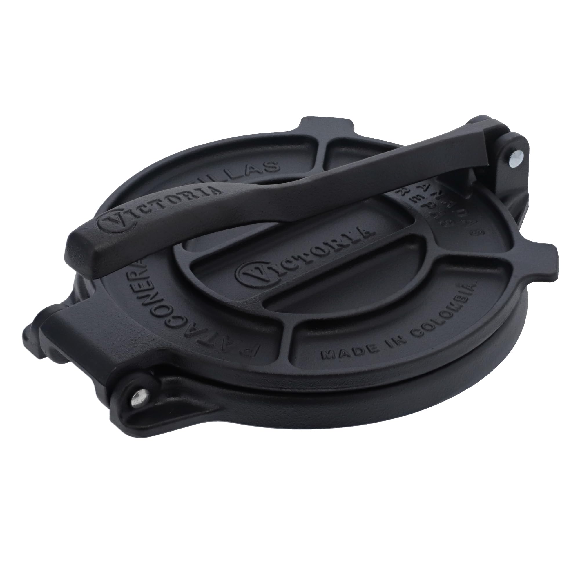 Victoria Cast Iron Tortilla Press, Tortilla and Roti Maker, Made in Colombia, 6.5 Inches