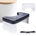 Folding Toilet Stool, Potty Step Stool, Bathroom, Foldable Poop Stool Poop Stool | Bathroom Accessories for All Ages | Sitting Posture Foot Stool, Black