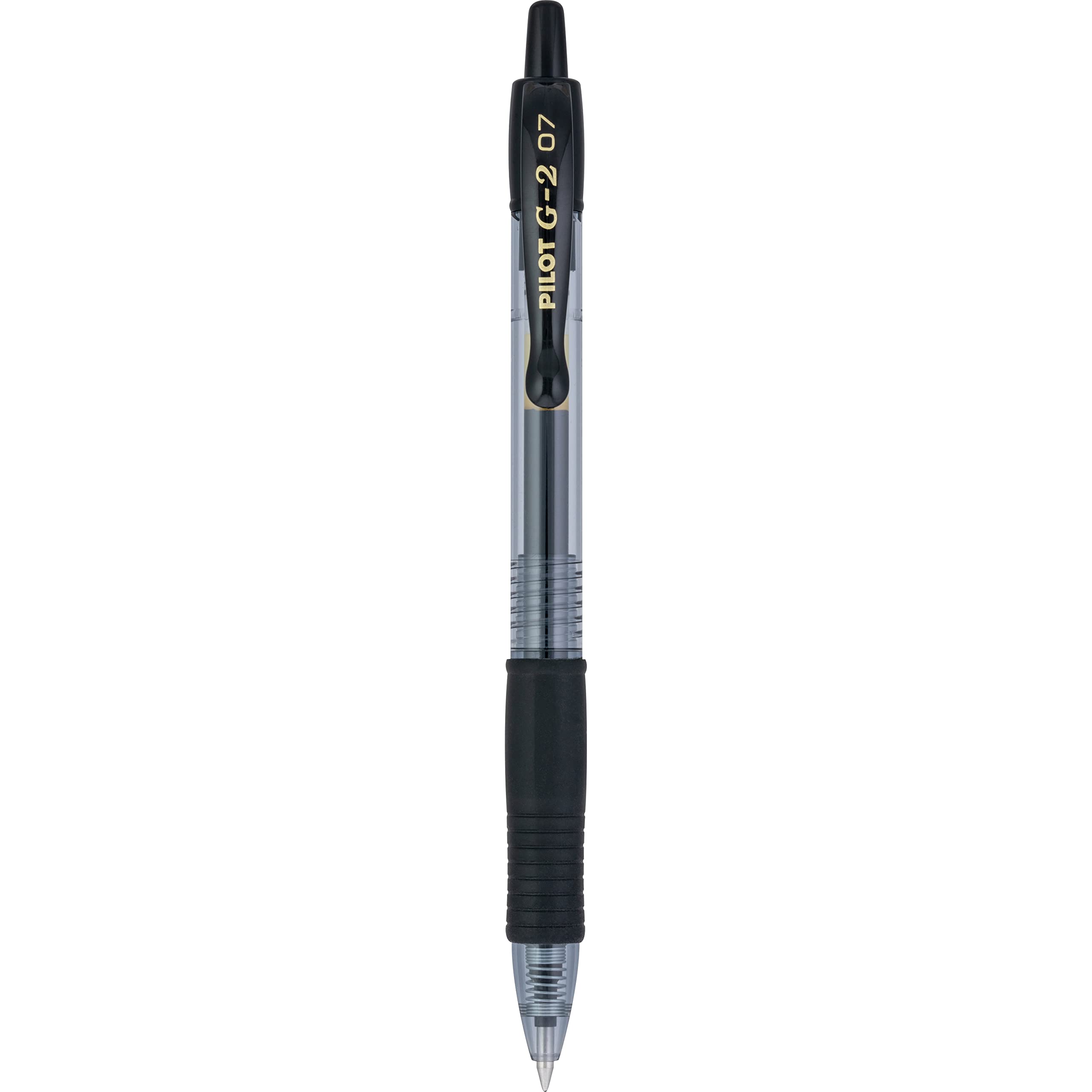 Pilot G2 Retractable Premium Gel Ink Roller Ball Pens, Fine Point, Black Ink, Dozen Box (31020)