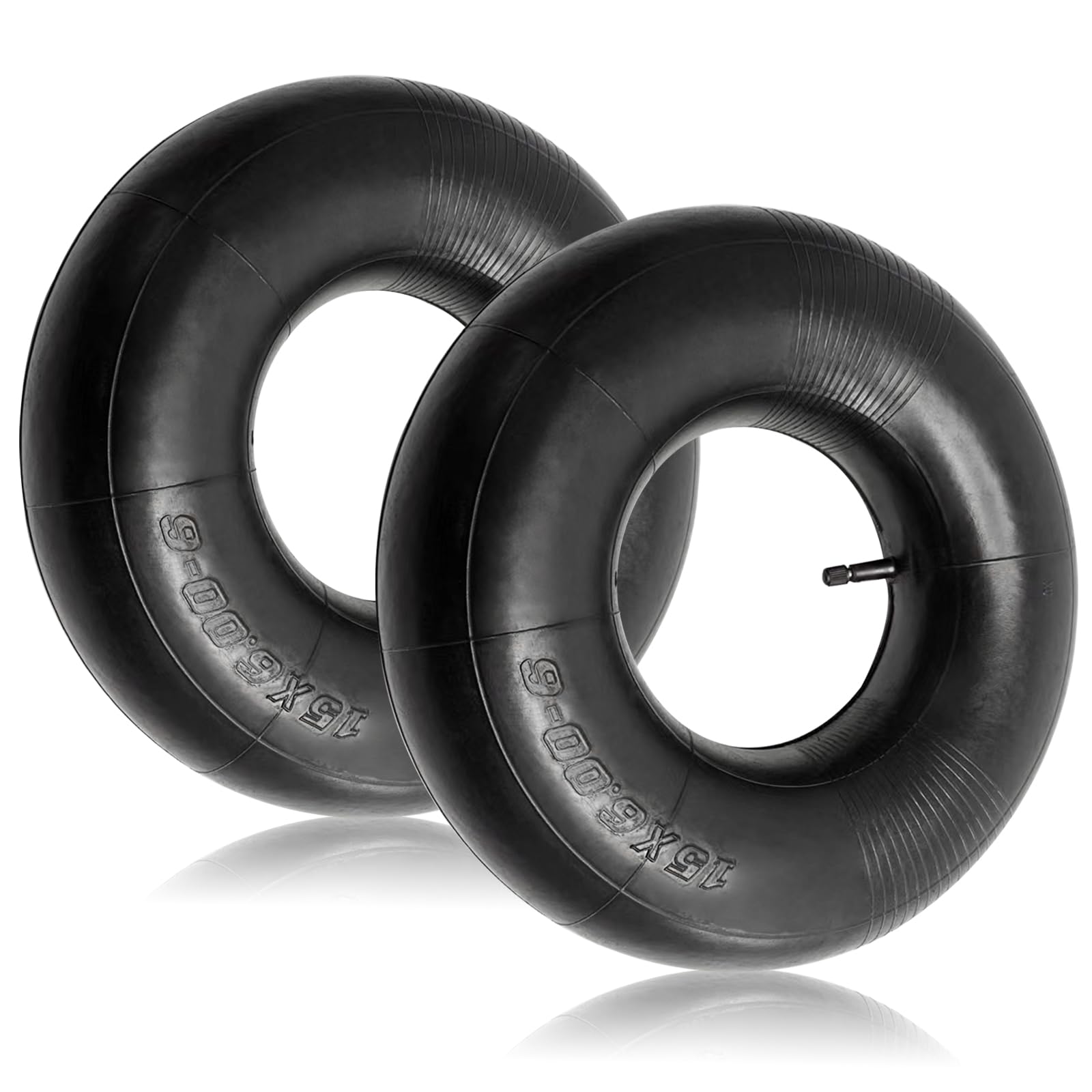 Artilife 2 Pack 15 x 6 00 6 Tire Tube,15X6.00-6 Inner Tube with TR-13 Valve Stem for Lawn Mower, ATVs, Go-Karts and more