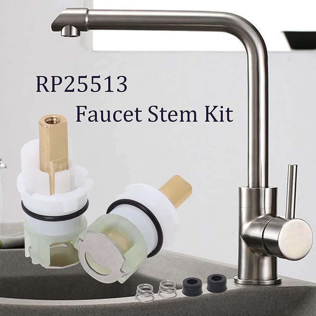 RP25513 Faucet Cartridges for Delta Faucet Replacement Repair Part with RP4993 Seat and Spring (2 Pack)