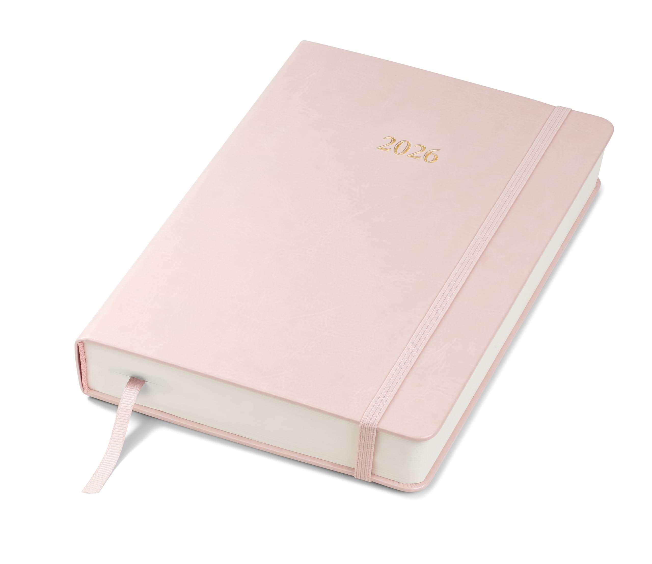 Wykeham's Executive 2026 Daily Journal Planner – Canadian Public Holidays & Format – Customisation Available (Rose, 8.5"×5.5")