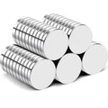 TRYMAG 15x3mm 50Pcs Super Magnets, Small Round Fridge Rare Earth Magnets for Crafts, Tiny Office Magnet for Whitboard, Dry Erase Board, DIY, Scientific Models