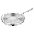Jamie Oliver by Tefal Cook Smart Frying Pan 11 in / 28 cm, Uncoated Stainless Steel Frying Pan, Robust, Fast Heating, Even Cooking, Riveted Handle, Induction Safe, Oven and Dishwasher Safe