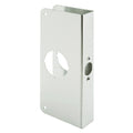 Prime-Line MP9452 Lock & Door Reinforcer, 1-3/8 in. x 2-3/4 in, Stainless Steel, Pack of 1