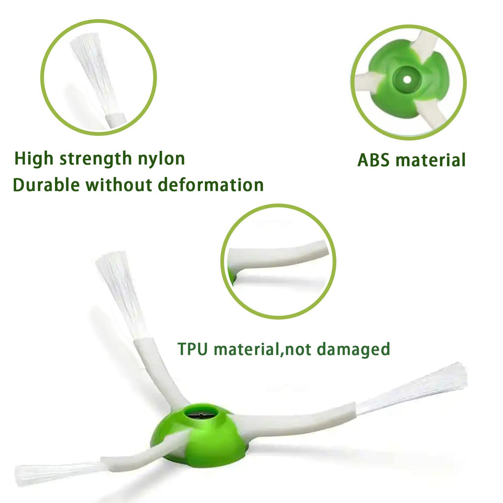 E-HAO Vacuum Replacement Parts for iRobot Roomba Combo j7+, Combo j9+, Combo Max 10. 1 Set Rubber Roller, 3 Mop Pads, 3 HEPA Filters and 3 Side Brushes