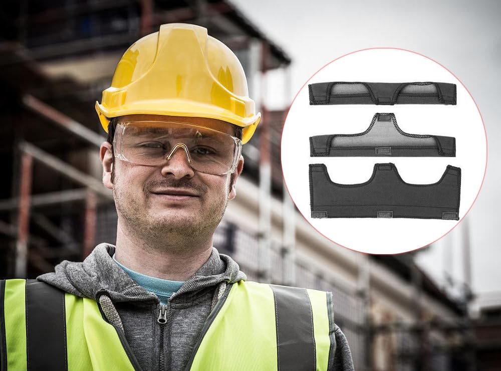 10-Pack Welding Helmet Air Cushion Sweatband (Black)