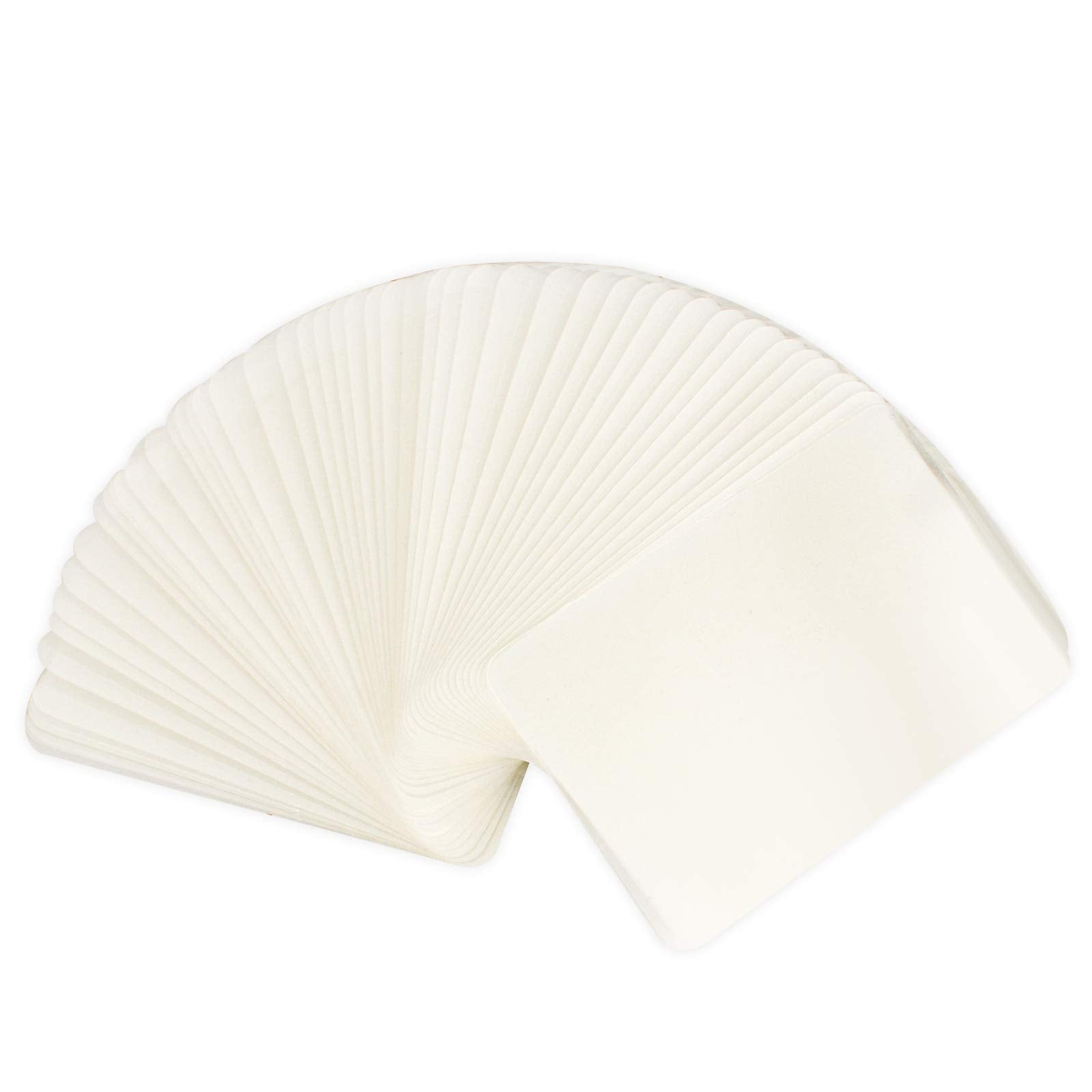 300 PCS Thermal Laminating Sheets, 2.6 x 3.7 Inch (Business Card Size) Transparent Hot Laminating Sheets Thermal Laminating Paper for Protecting Business Card ID Card