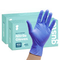 GUSTO [200 Count] Blue Nitrile Gloves, Disposable Gloves - 4 Mil, Latex & Rubber Free, Non-Sterile Powder Free Gloves - X-Large [Formerly Comfy Package]
